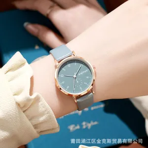 Korean-Style Exam Watch – Simple Waterproof Student