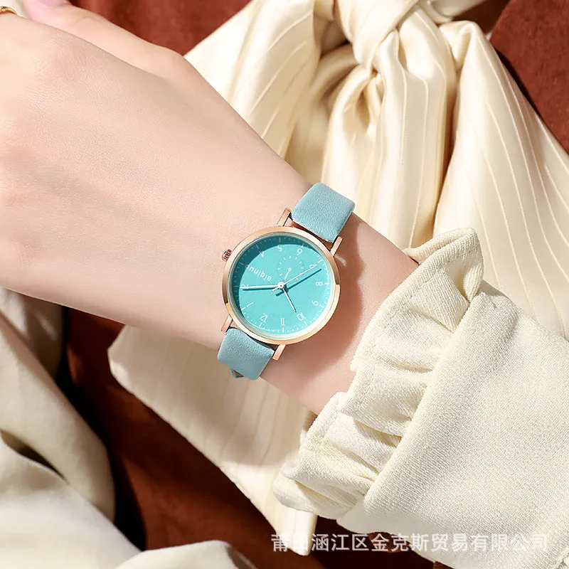 Korean-Style Exam Watch – Simple Waterproof Student