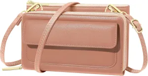 KUKOO Small Crossbody Bag for Women Cell Phone Wallet Purse Mini Shoulder Handbags with Card Slots