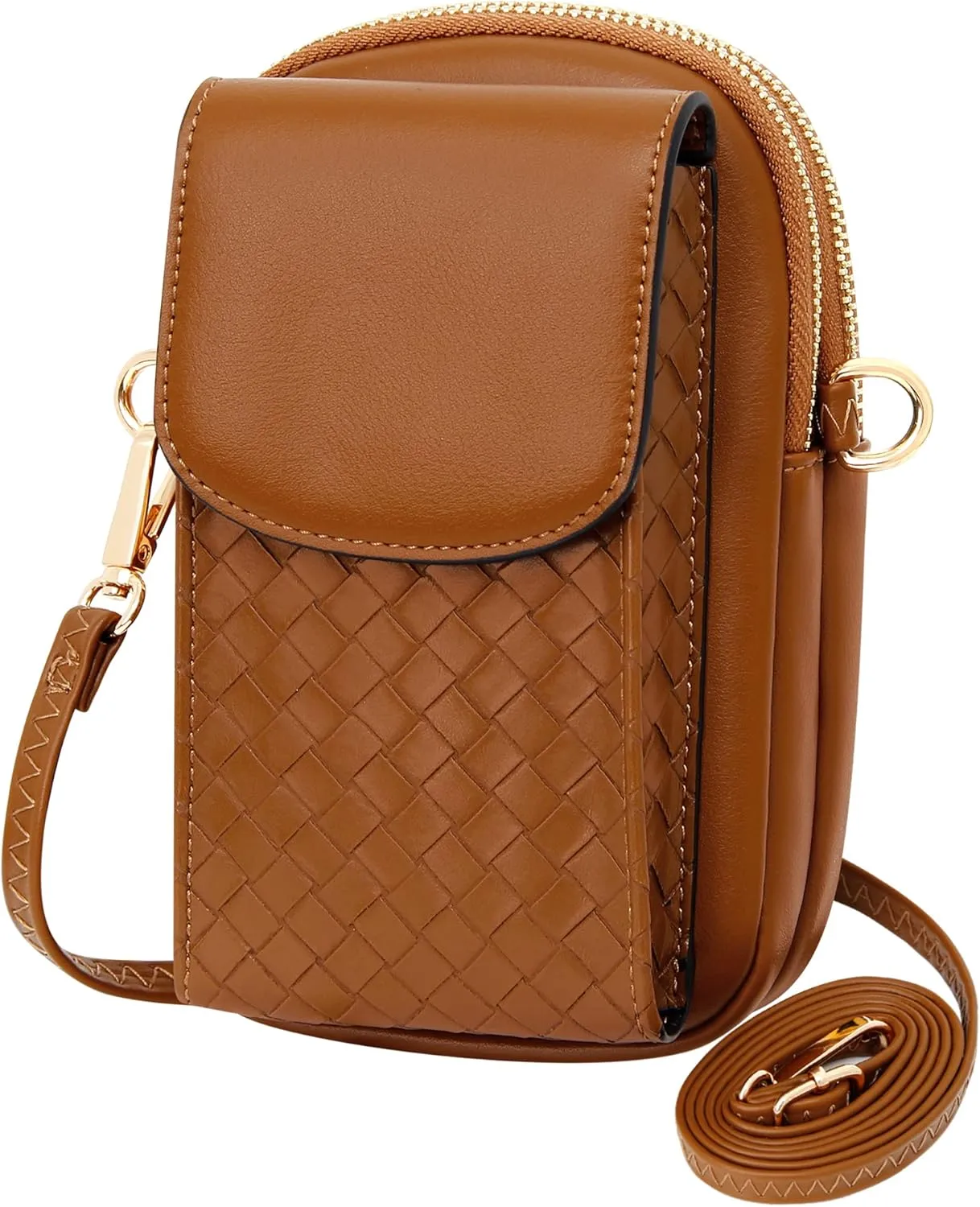 KUKOO Small Crossbody Phone Bags for Women with Card Slots, Cellphone Purse Wallet for Travel Shopping