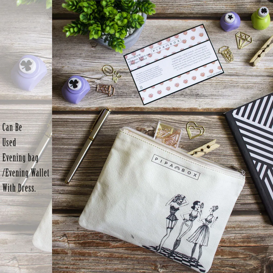 La Vogue - Multipurpose Canvas Pouch
