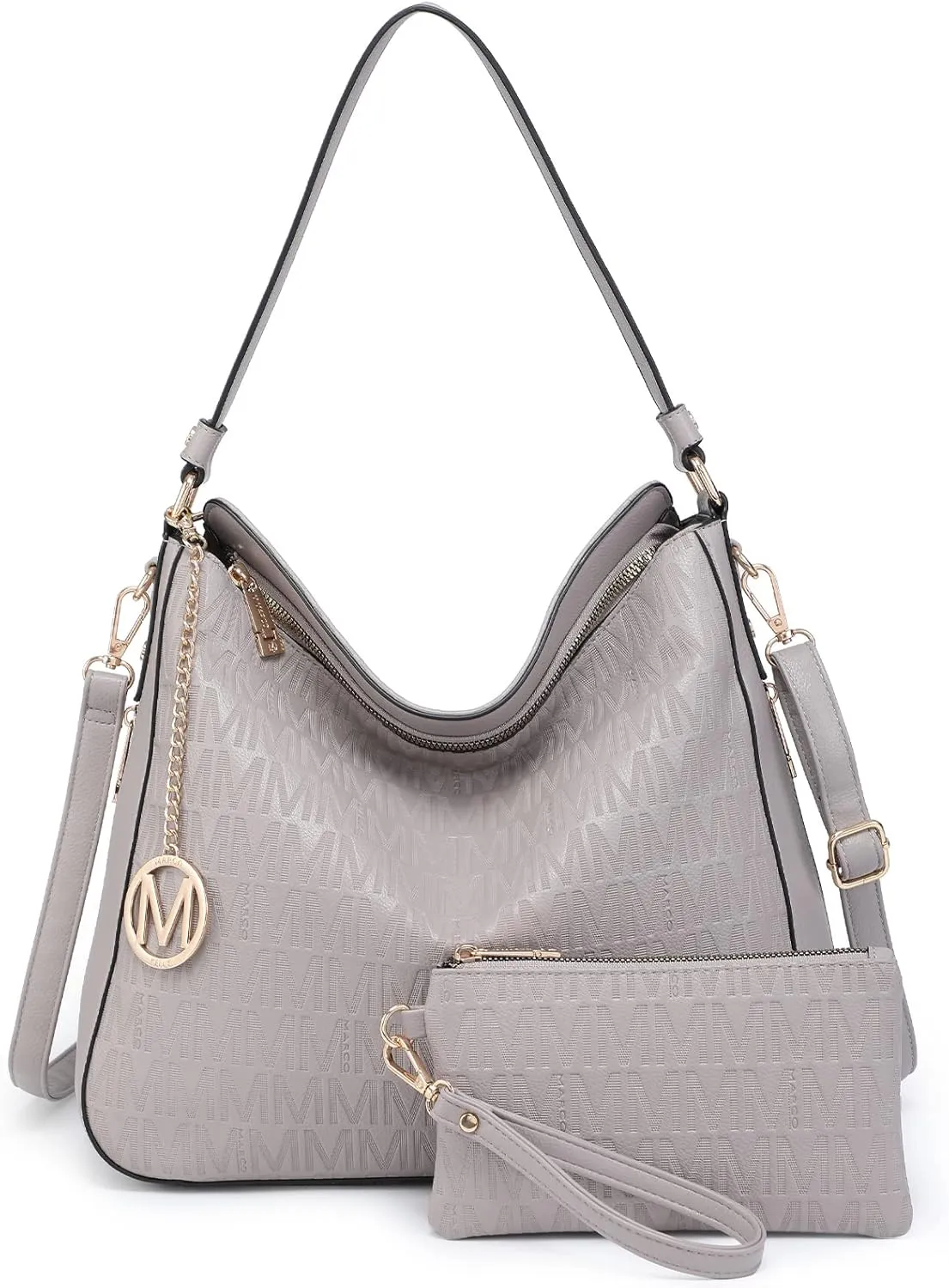 Large Hobo Bags for Women Designer Crossbody Shoulder Purses PU Leather Tote Handbags with Wallet