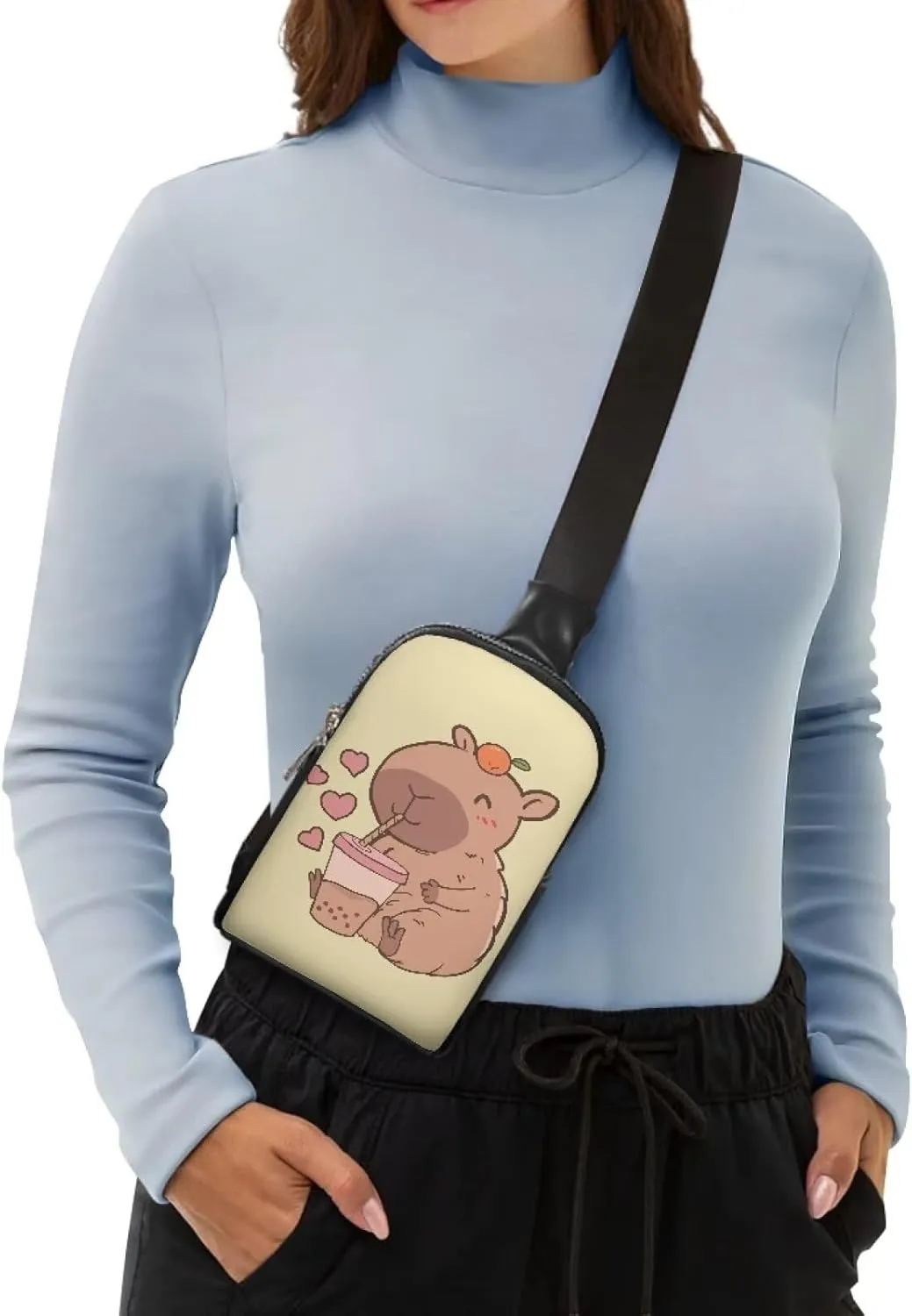 Leahter Small Sling Bag for Women,RFID Crossbody Bag Crossbody Purse for Women Gift