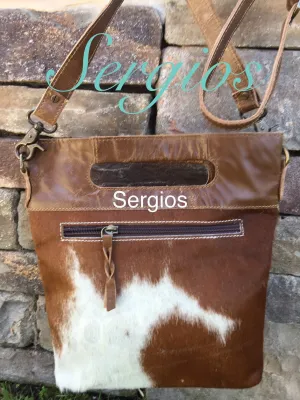 Leather Bag,Cowhide bucket style