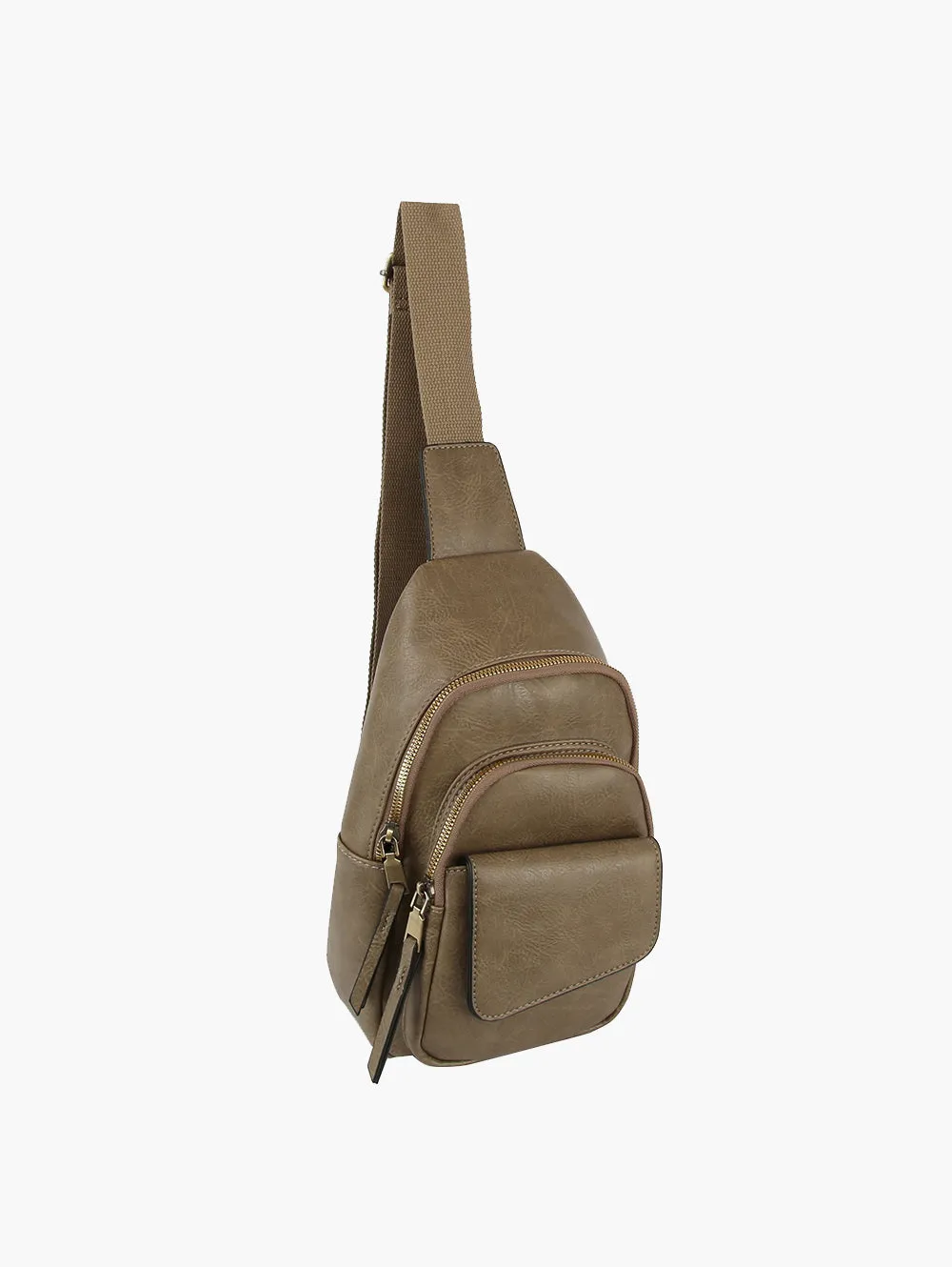 Leather Sling Bag for Women Fanny Pack Daily Uses