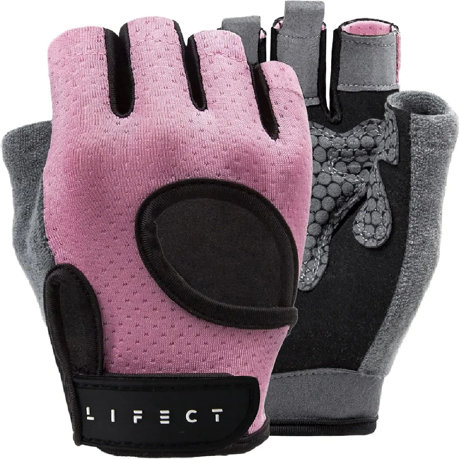 LIFECT Breathable Workout Gloves for Powerlifting