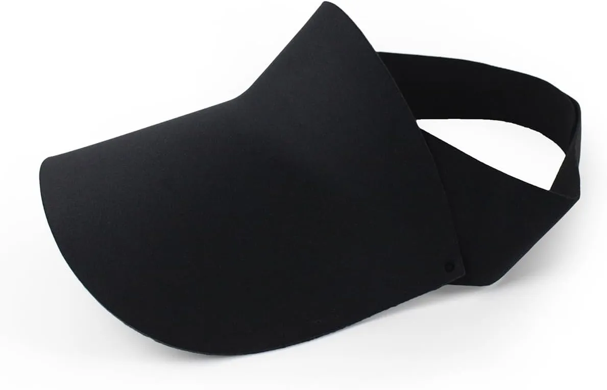 Lightweight Plain Sun Visor Hat UPF 50 Seamless Lycra Breathable Sports Women Sun Visor Cap for Sports and Beach