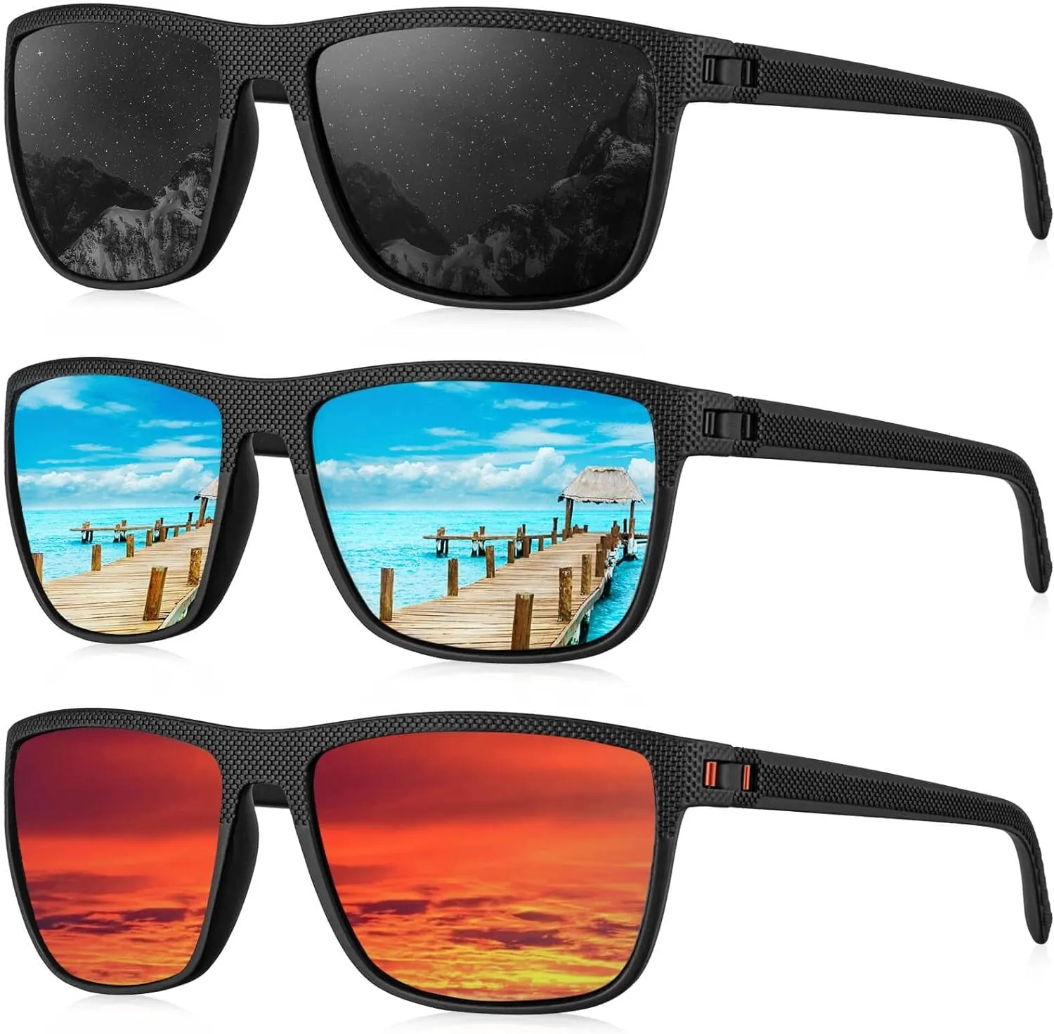 Lightweight Polarized Sunglasses with UV Protection