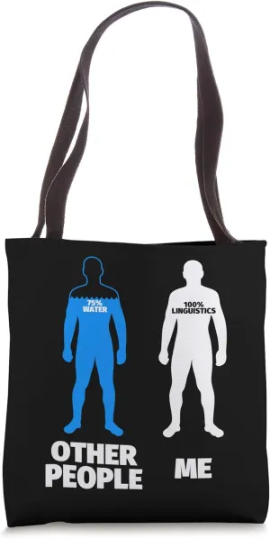 Linguistics Degree Language Humor for Linguistics Student Tote Bag