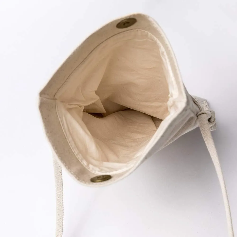 Literature and art small fresh fairy canvas messenger bag ins student shoulder canvas bag small bag mobile phone bag