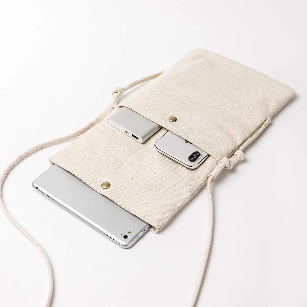 Literature and art small fresh fairy canvas messenger bag ins student shoulder canvas bag small bag mobile phone bag