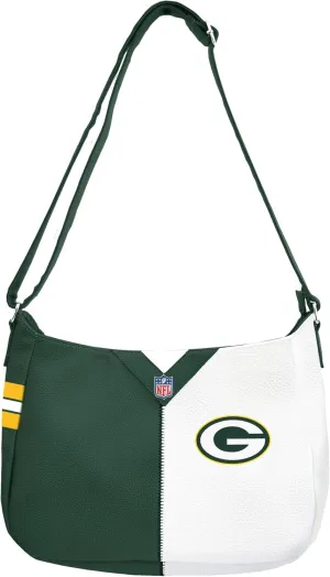 Littlearth NFL Pebble Split Hobo Bag, 14 x 4 x 10.5