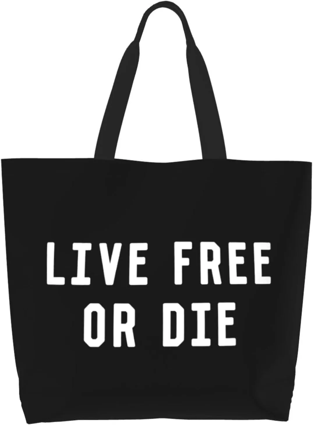 Live Free Or Die Our Banner Women's Lightweight Canvas Handbag Waterproof Reusable Shopping Bag