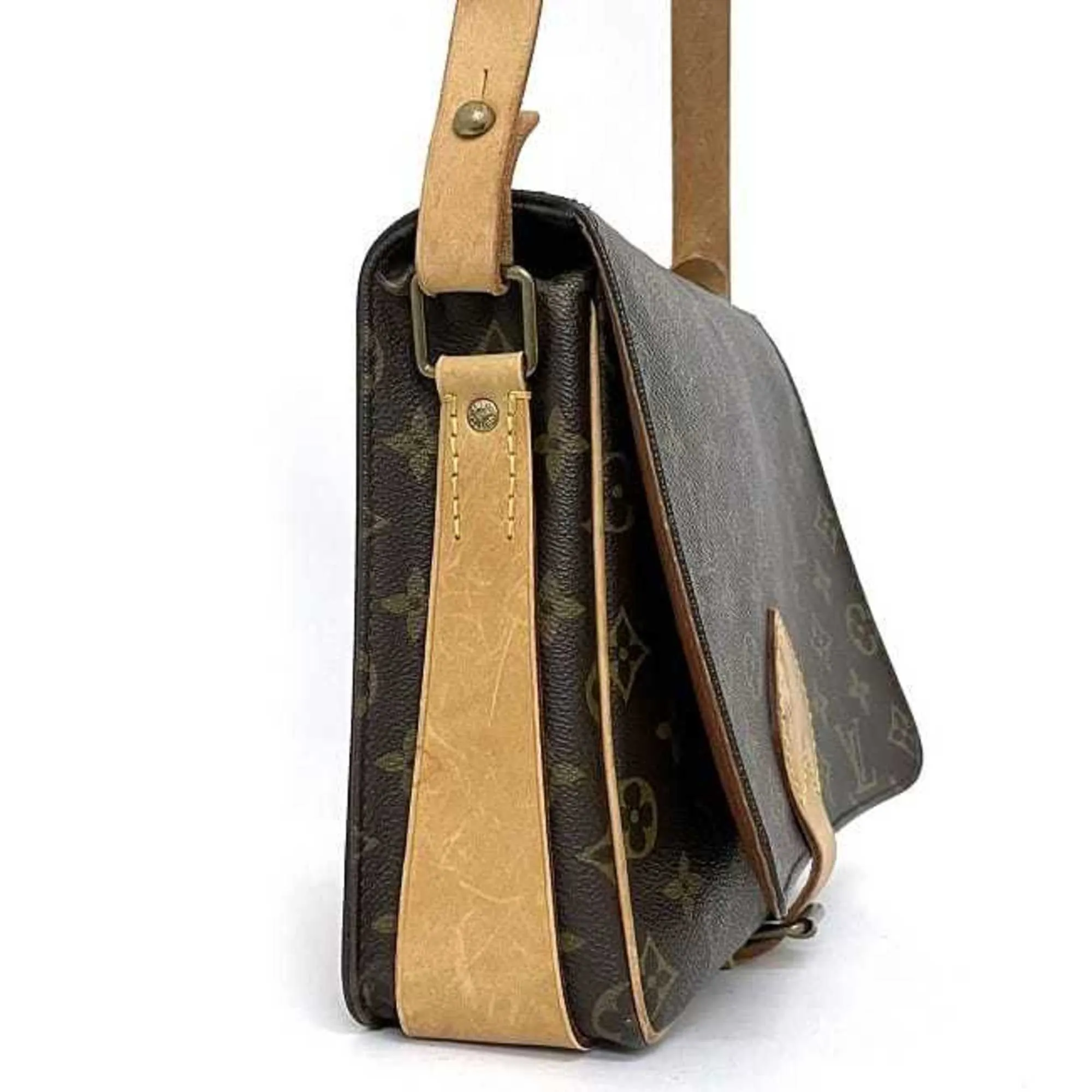 Louis Vuitton Cartouchiere  Canvas Shoulder Bag ()
