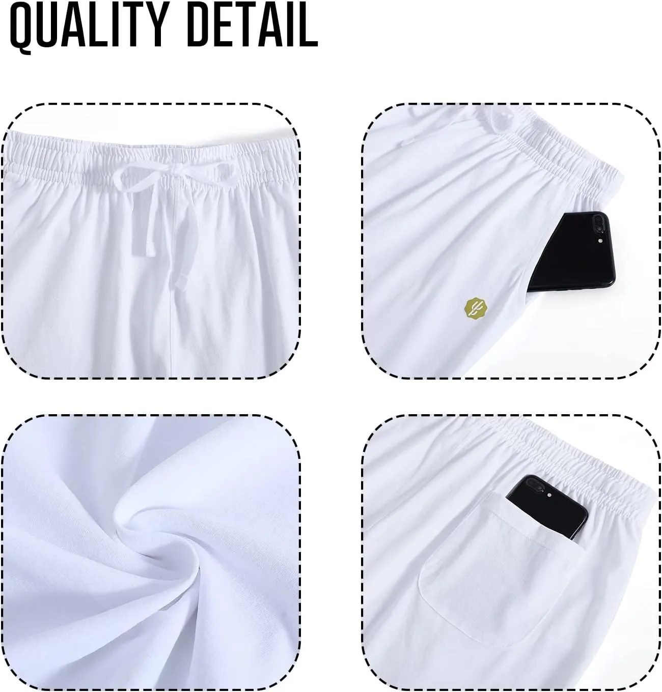 LUCKYCATCUS Women's Bermuda Shorts Jersey Shorts with Pockets Yoga Walking Athletic Long Shorts for Women Knee Length