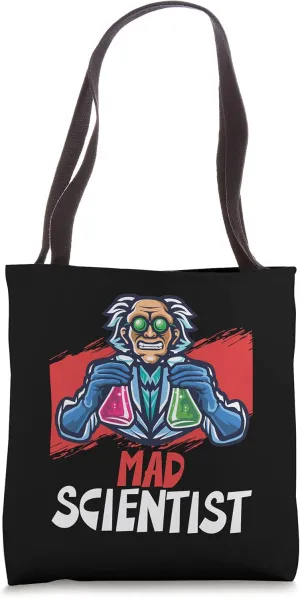 Mad Scientist Science Lab Chemistry Invent Experiment Design Tote Bag