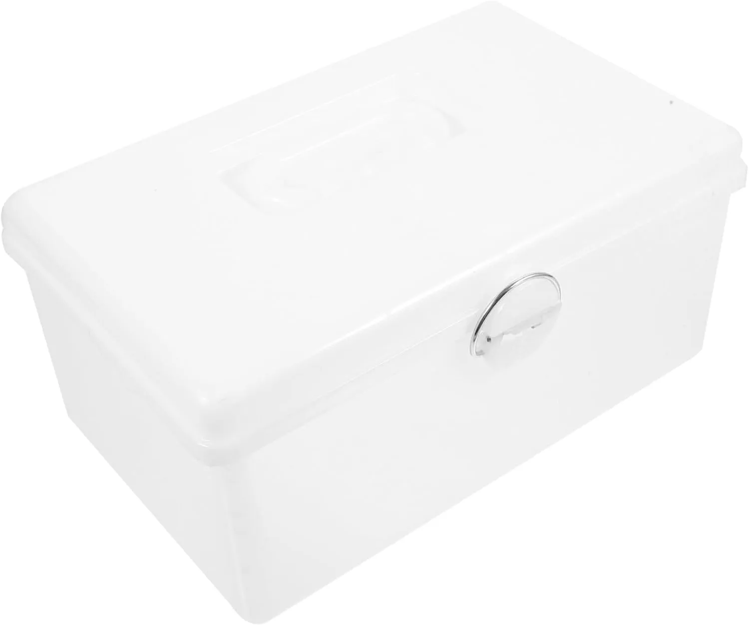 Mahjong Storage Tank Foldable Small Travel Tile Case Holder Handle Portable Mahjong Container Mahjong Organizers Large Mahjong Storage Container White Plastic