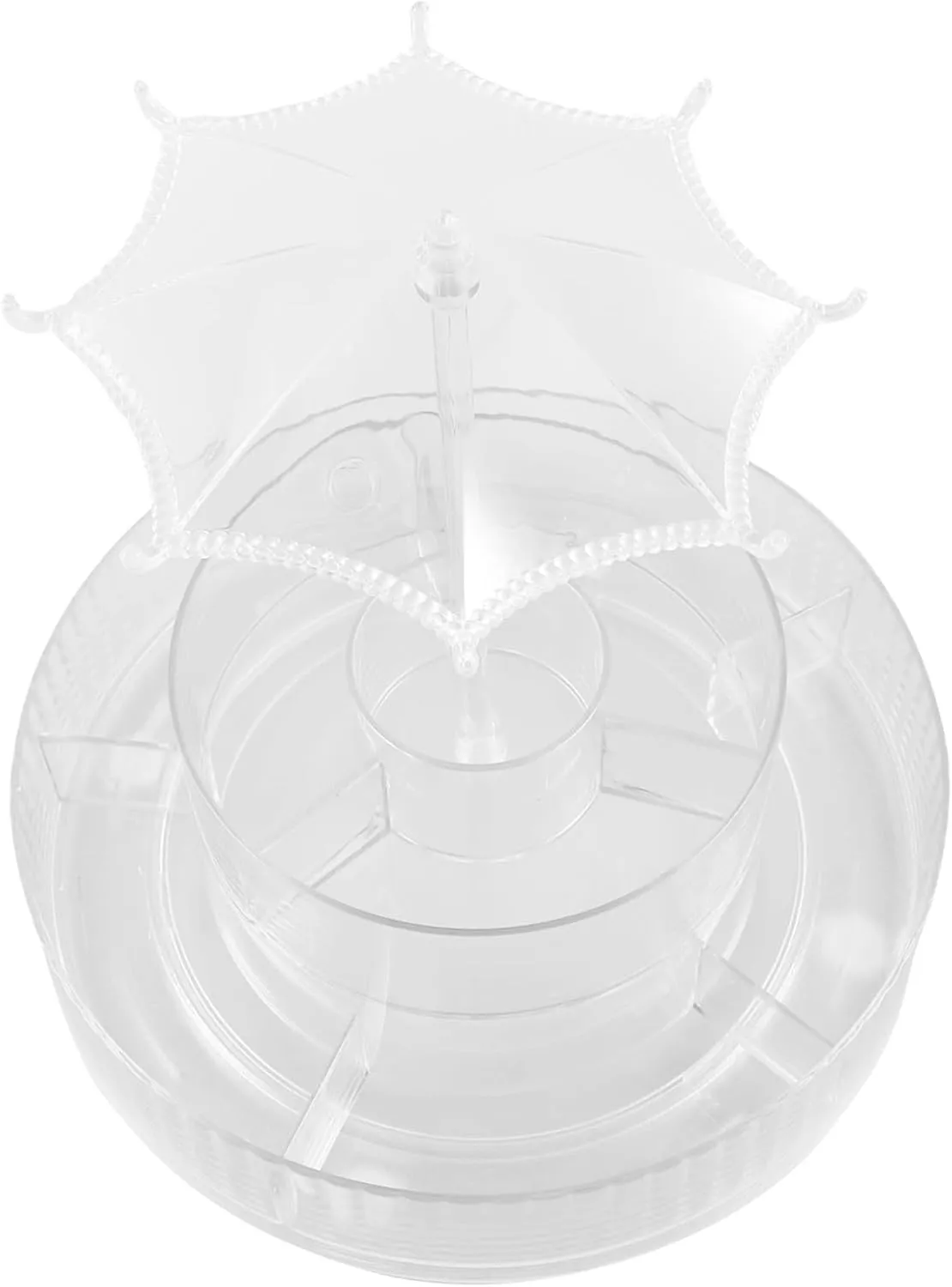 Makeup Brush Organizer Rotating Makeup Storage Turntable Condiment Organizer Bathroom Storage