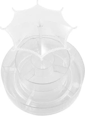 Makeup Brush Organizer Rotating Makeup Storage Turntable Condiment Organizer Bathroom Storage