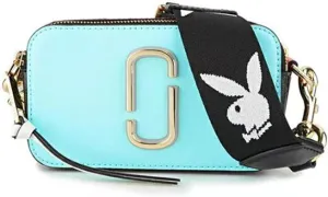 Marc Jacobs Women's The Snapshot Bag (New Baby Blue Multi)