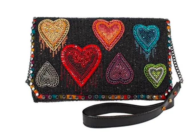Mary Frances Heart to Heart Crossbody Handbag