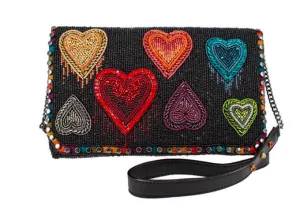 Mary Frances Heart to Heart Crossbody Handbag