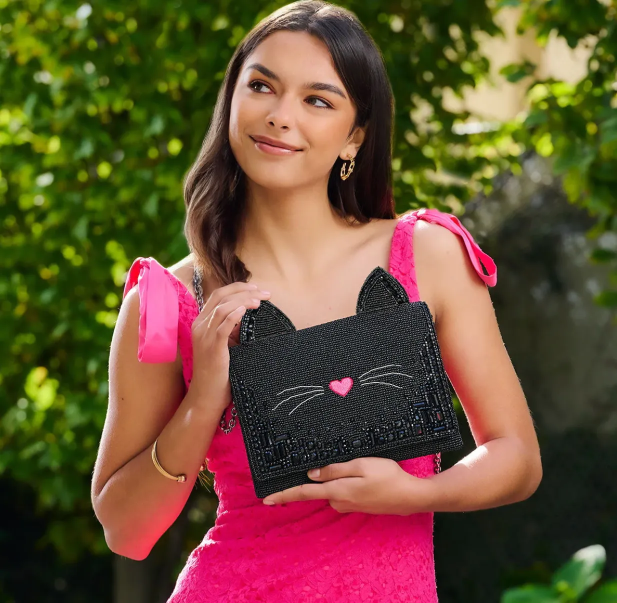 Mary Frances Kitty Couture Crossbody Handbag