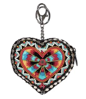 Mary Frances Love Your Tribe Coin Purse/Key Fob