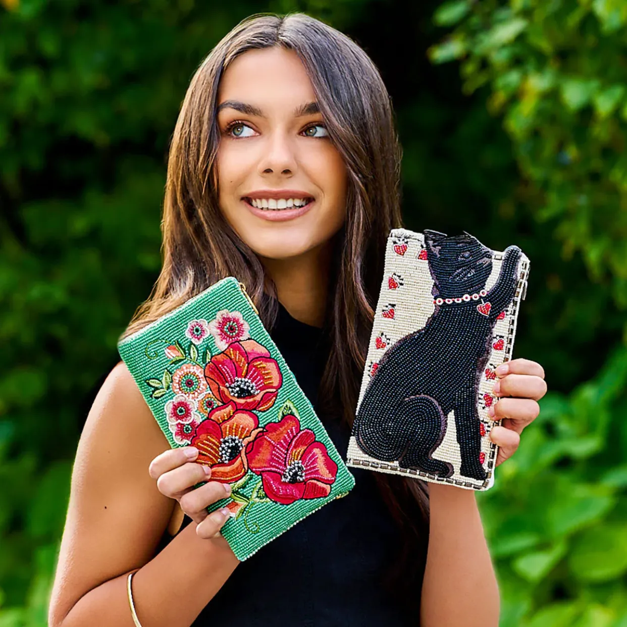 Mary Frances Purr-Suit Crossbody Phone Bag