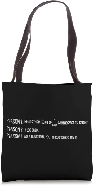 Math Joke PHD Funny PH.D Grad Candidate Student Gift Tote Bag