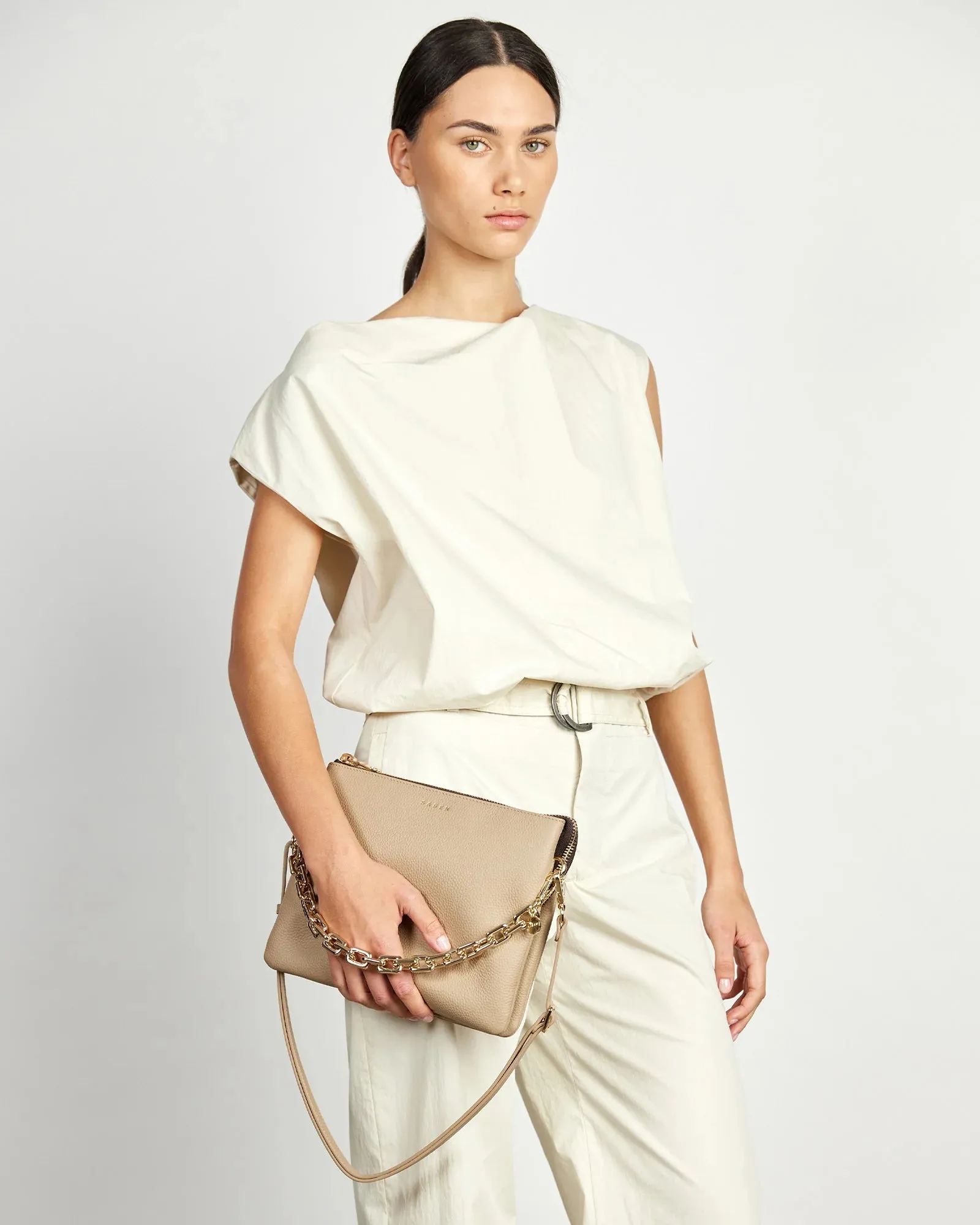 Matilda Crossbody Bag - Tea Chunky Chain