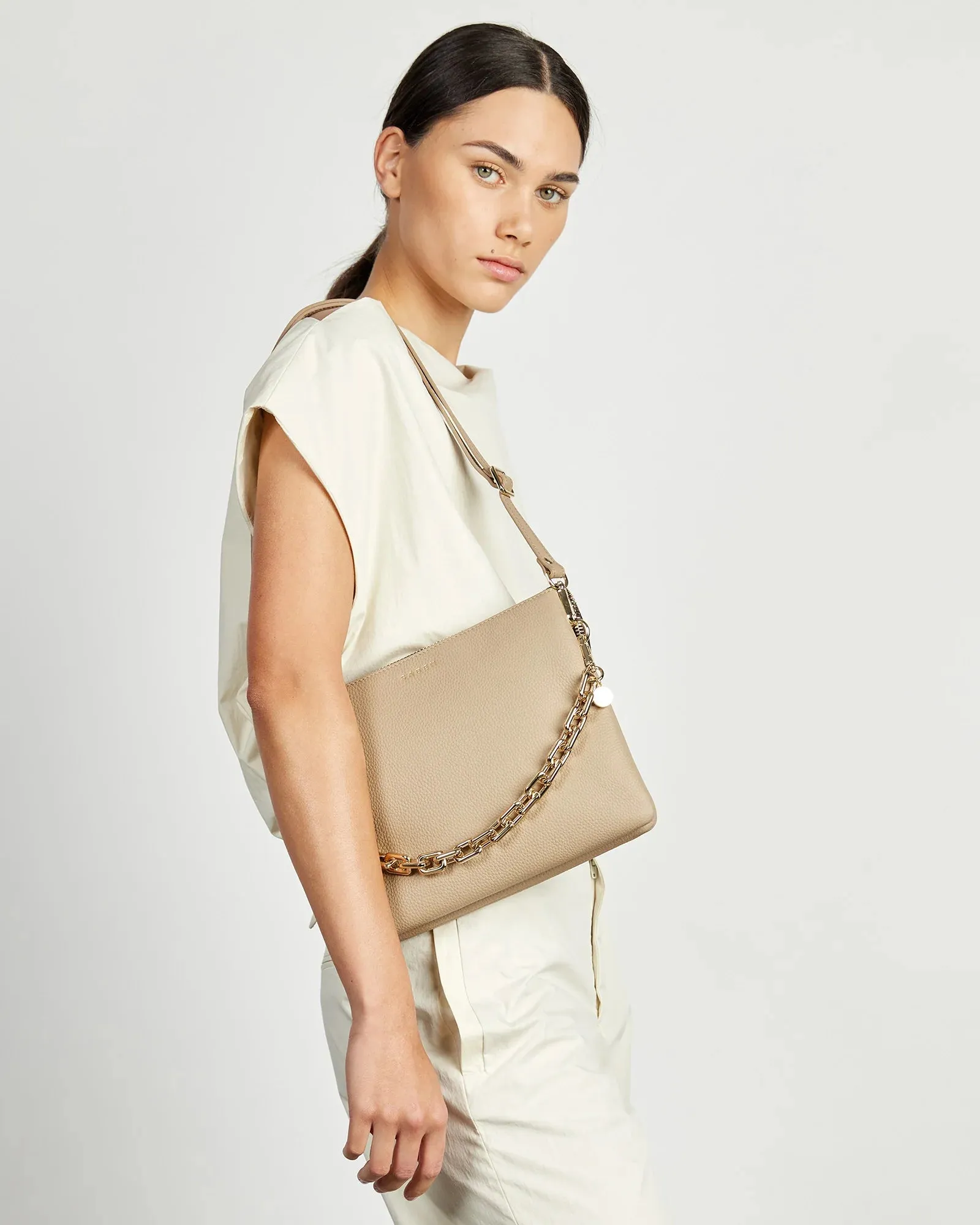 Matilda Crossbody Bag - Tea Chunky Chain