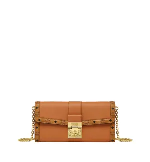 MCM Women's Tracy Chain Wallet in Leather Visetos Mix