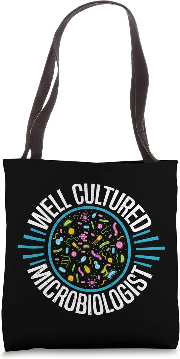 Medical Microbiology Microbiologist Gifts Funny Microbiology Tote Bag