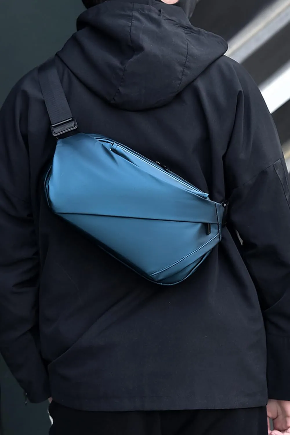 Men's Adjustable Shoulder Strap Side Bag Sports Outing Waterproof Leisure Multifunctional Crossbody Bag
