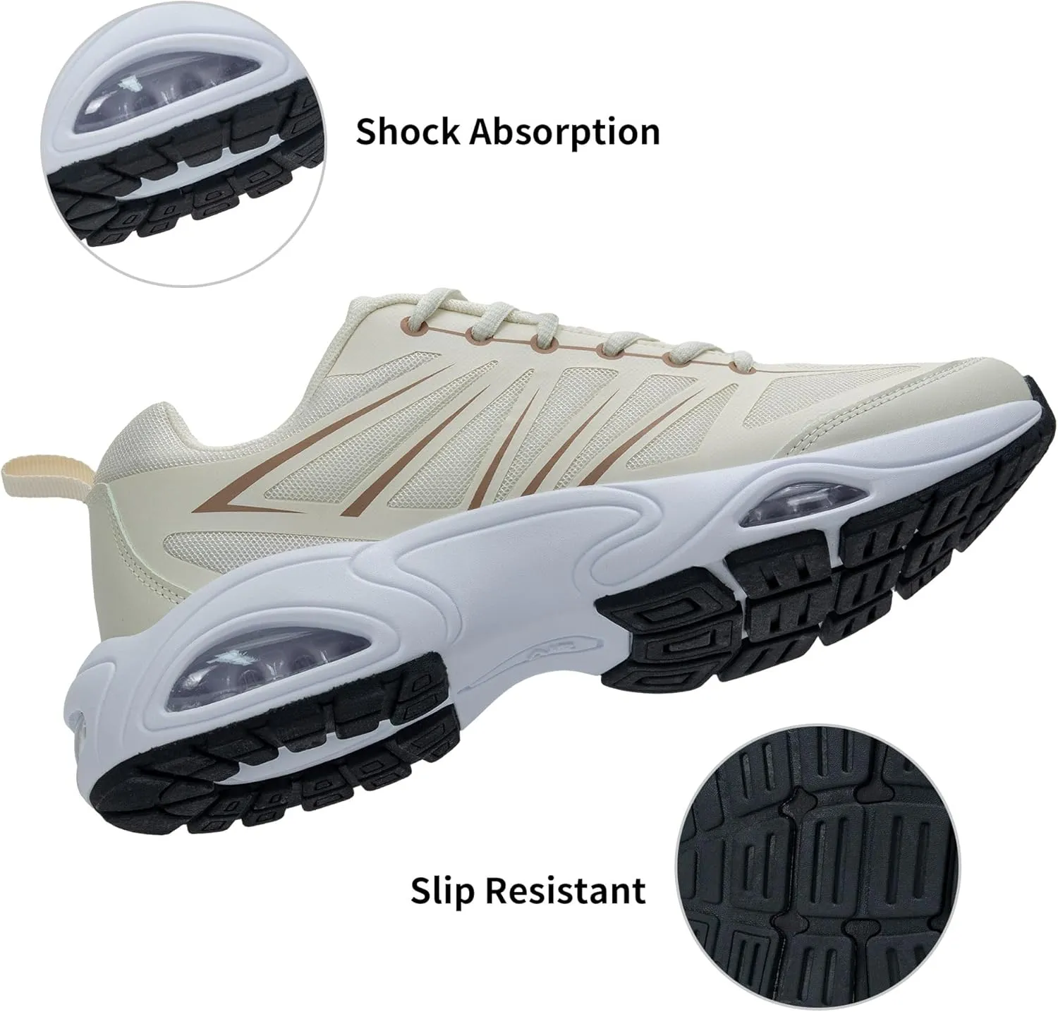 Mens Air Running Shoes Tennis Athletic Sneakers Lightweight Breathable Non Slip Walking Jogging Workout Gym Sports Footwear US 7-13