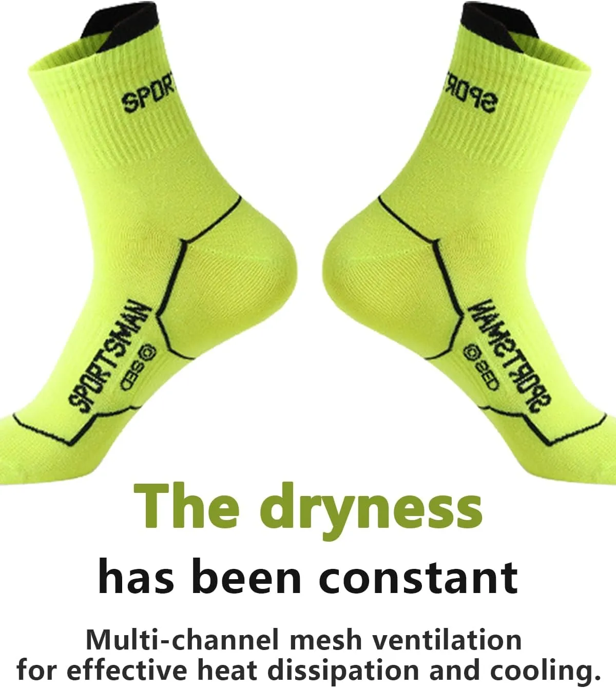 Mens Ankle Athletic Socks Running Socks Cotton Low Cut Breathable Cushioned Arch Support Casual Socks 6-12 (6 Pairs)