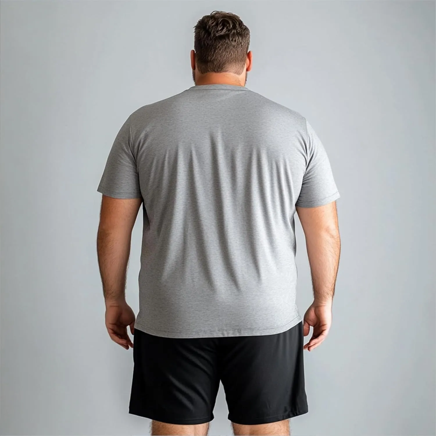 Men’s Big and Tall Dri Fit Shirts Cooling Quick Dry Lightweight Short Sleeve Moisture Wicking Workout Athletic T-Shirt