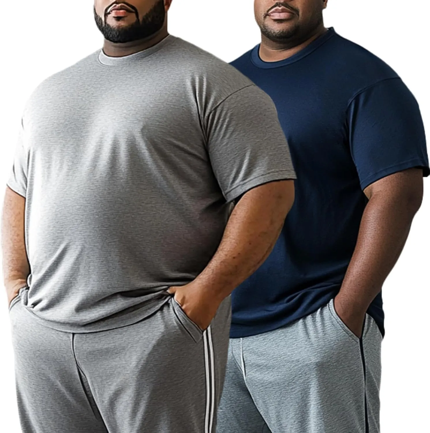 Men’s Big and Tall Dry Fit Shirts Cooling Quick Dry Lightweight Short Sleeve Moisture Wicking Workout Athletic T-Shirt