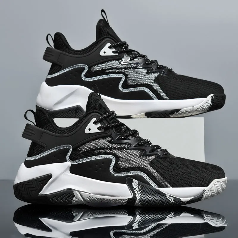 Men's Breathable High-Top Basketball Sports Sneakers
