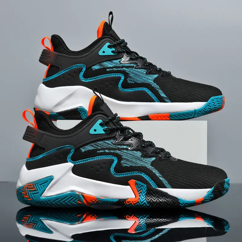 Men's Breathable High-Top Basketball Sports Sneakers