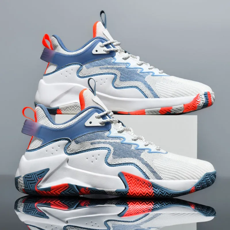Men's Breathable High-Top Basketball Sports Sneakers