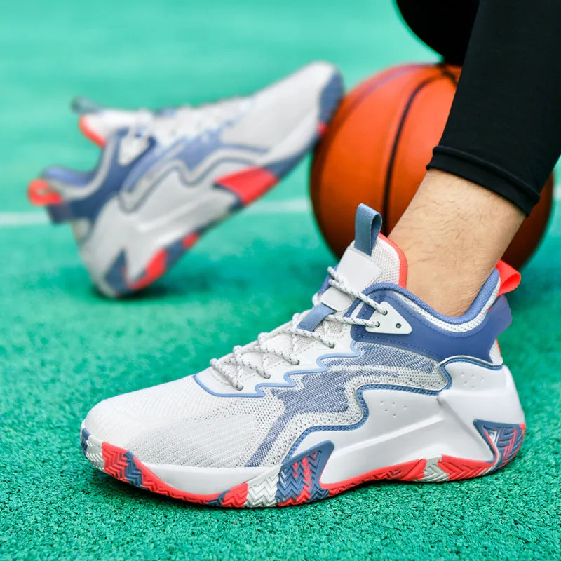 Men's Breathable High-Top Basketball Sports Sneakers