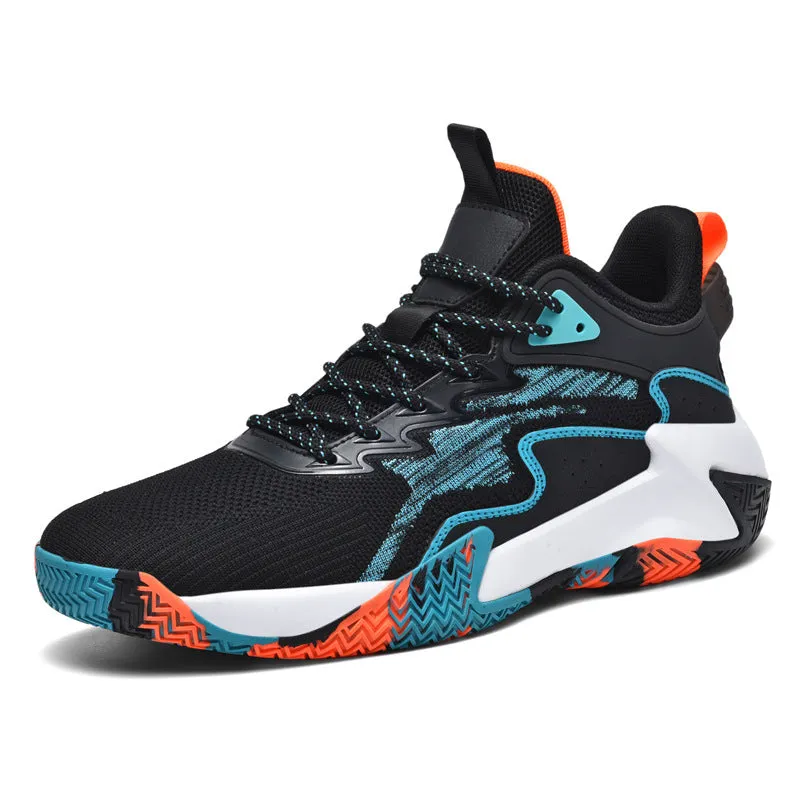 Men's Breathable High-Top Basketball Sports Sneakers