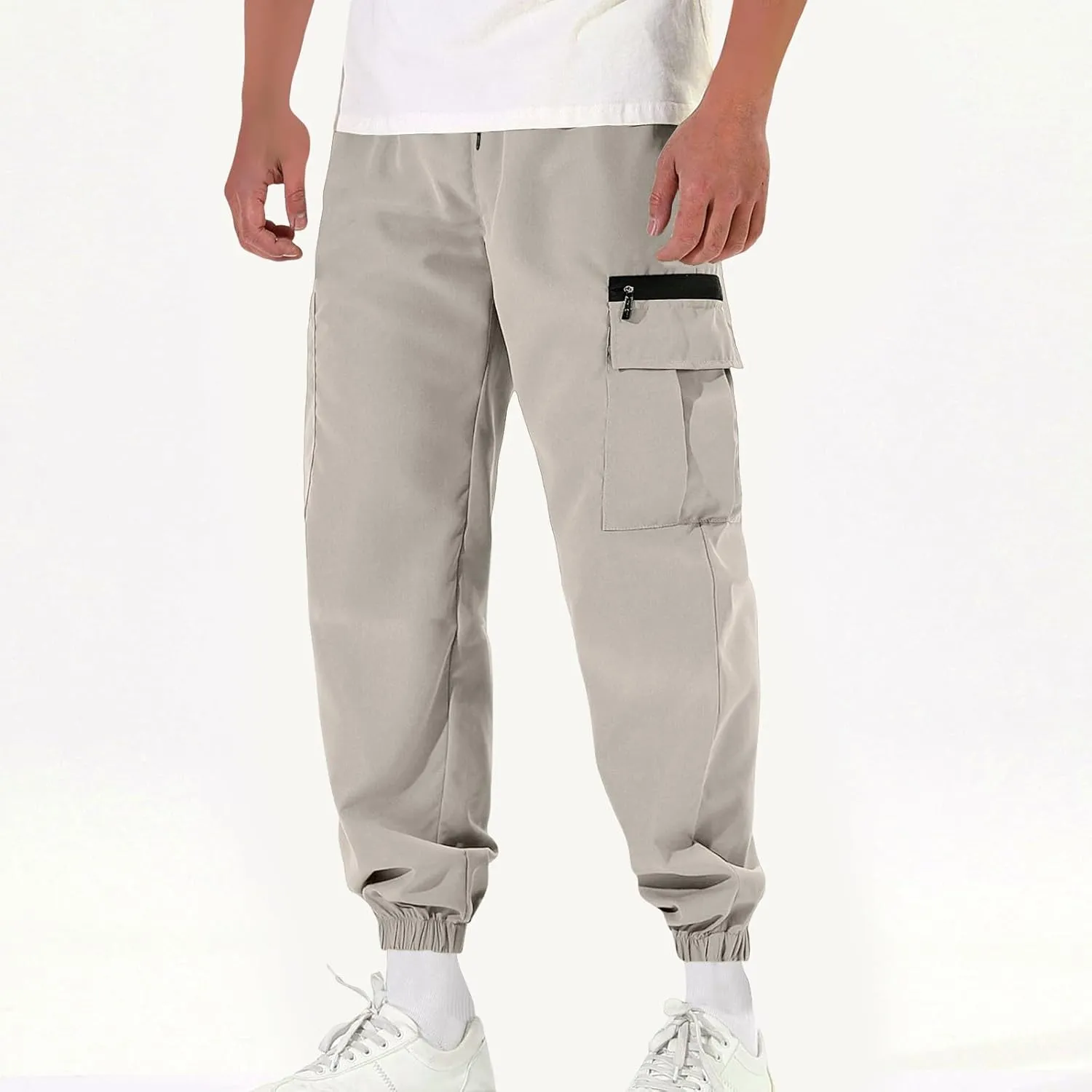 Mens Casual Pants Lightweight Sports Athletic Sweatpants for Men Workout Relaxed Fit Joggers with Pockets