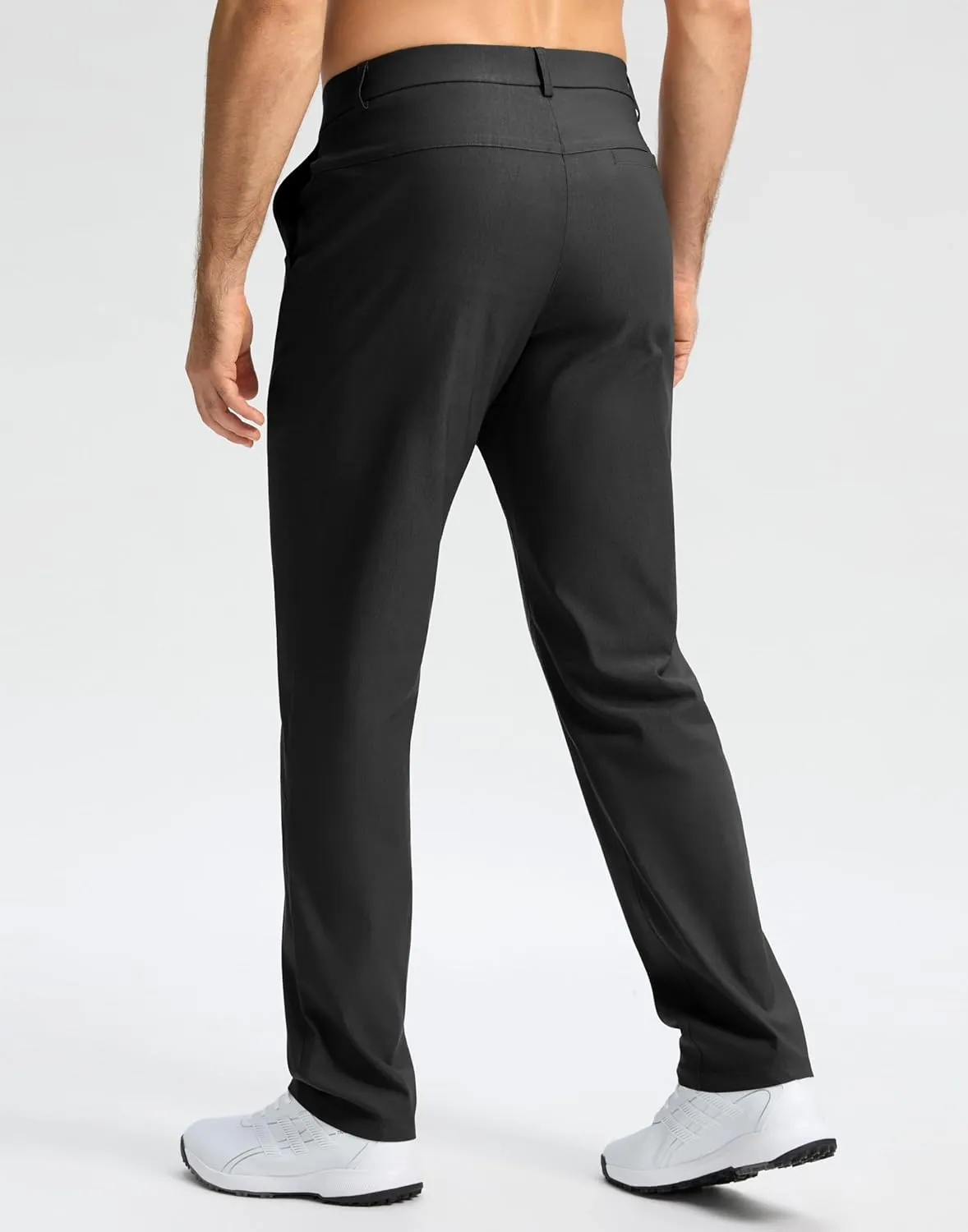 Mens Golf Pants 30"/32"/34" Stretch Dress Pants Quick Dry Casual Slacks Work Business Trousers for Men with Pockets