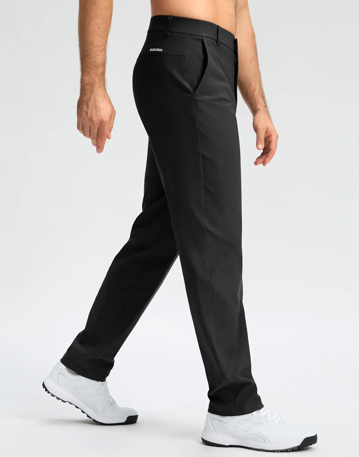 Mens Golf Pants 30"/32"/34" Stretch Dress Pants Quick Dry Casual Slacks Work Business Trousers for Men with Pockets