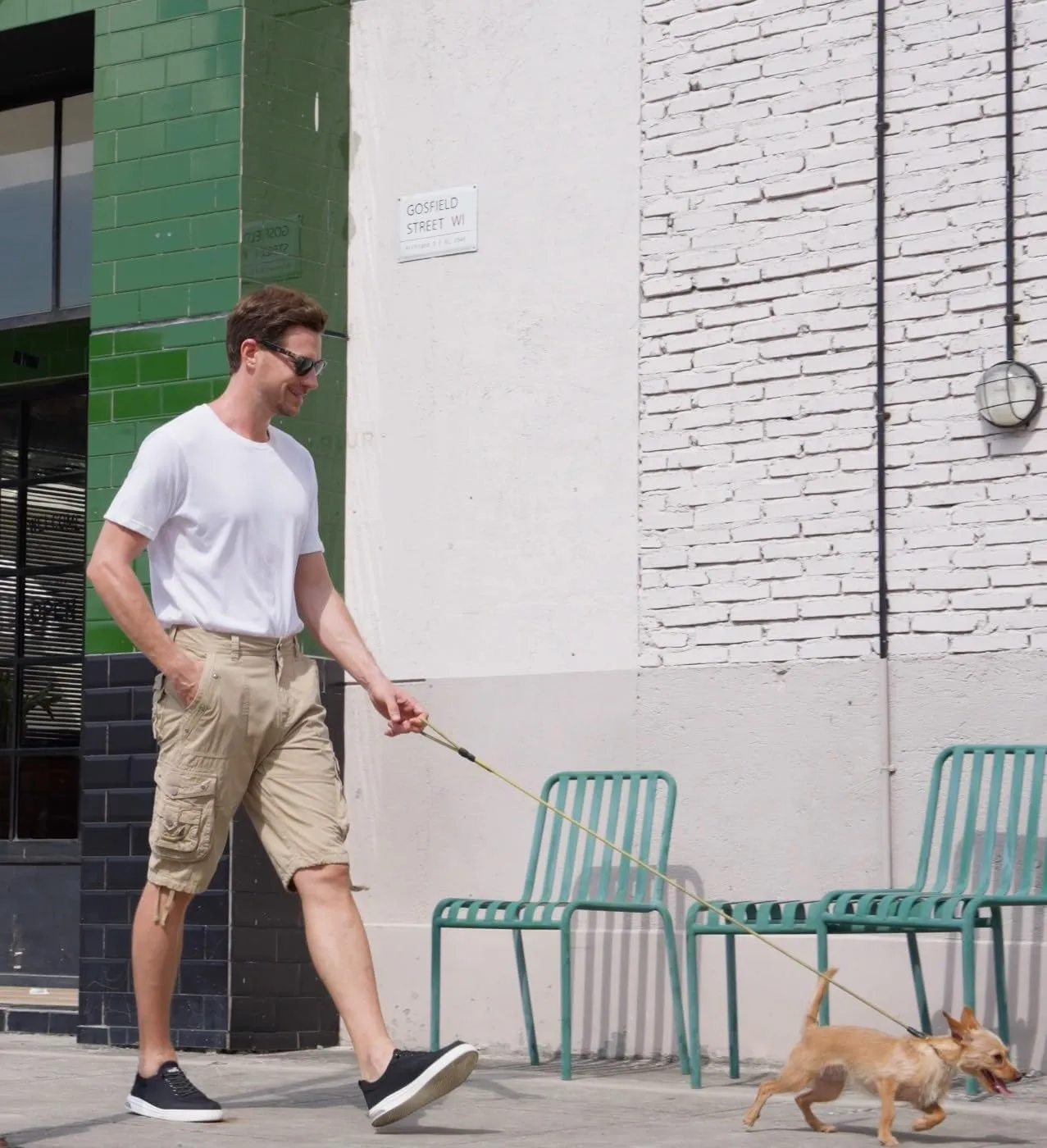 Men's Ripstop Cargo Shorts-Long Cotton Twill Straight Leg for Work Outdoor