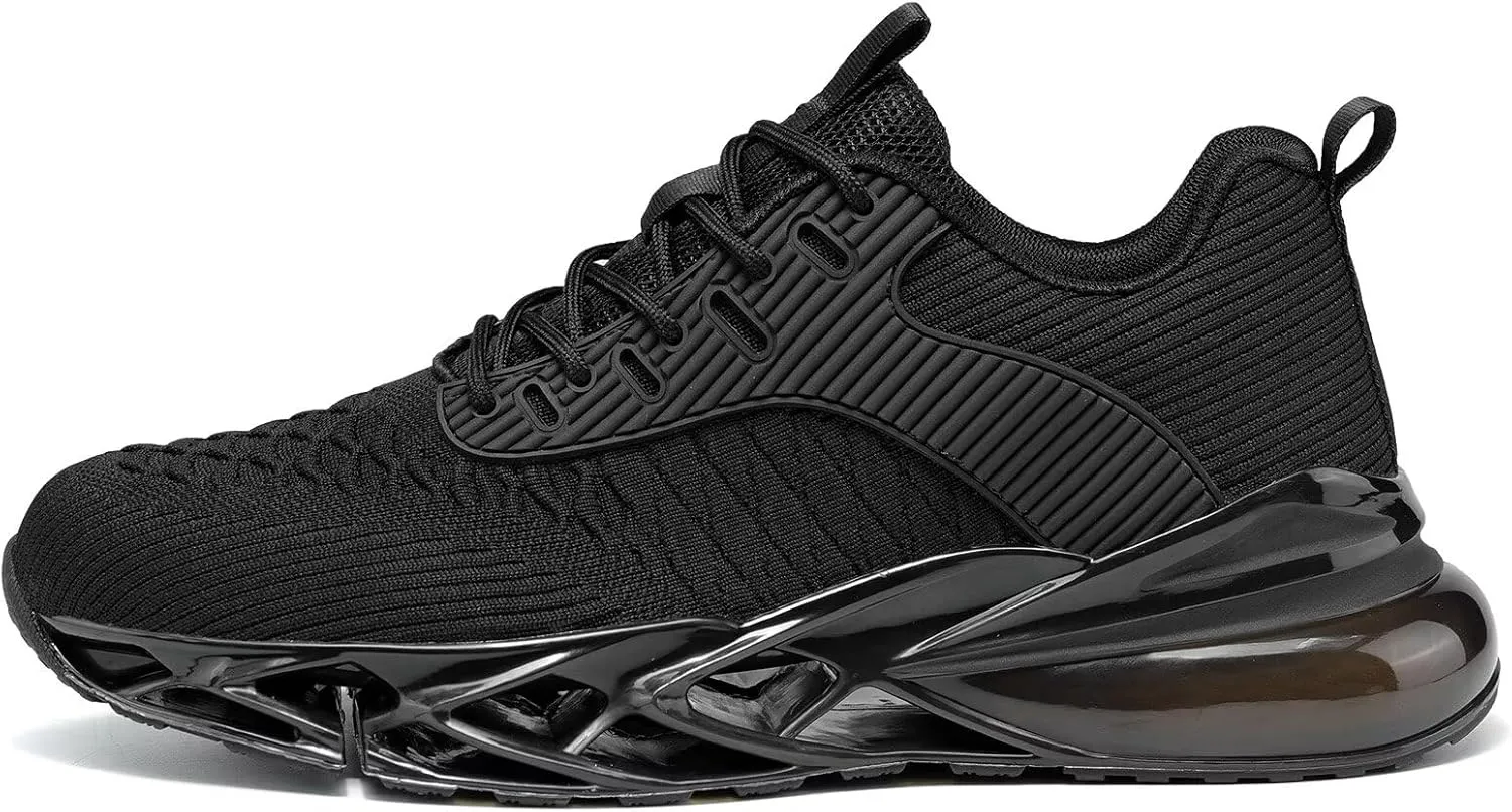Men's Running Shoes Blade Tennis Walking Fashion Sneakers Breathable Non Slip Gym Sports Work Trainers