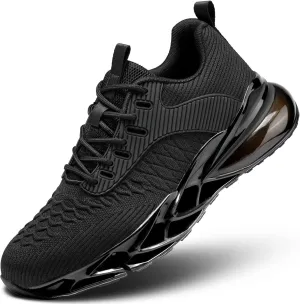 Men's Running Shoes Blade Tennis Walking Fashion Sneakers Breathable Non Slip Gym Sports Work Trainers